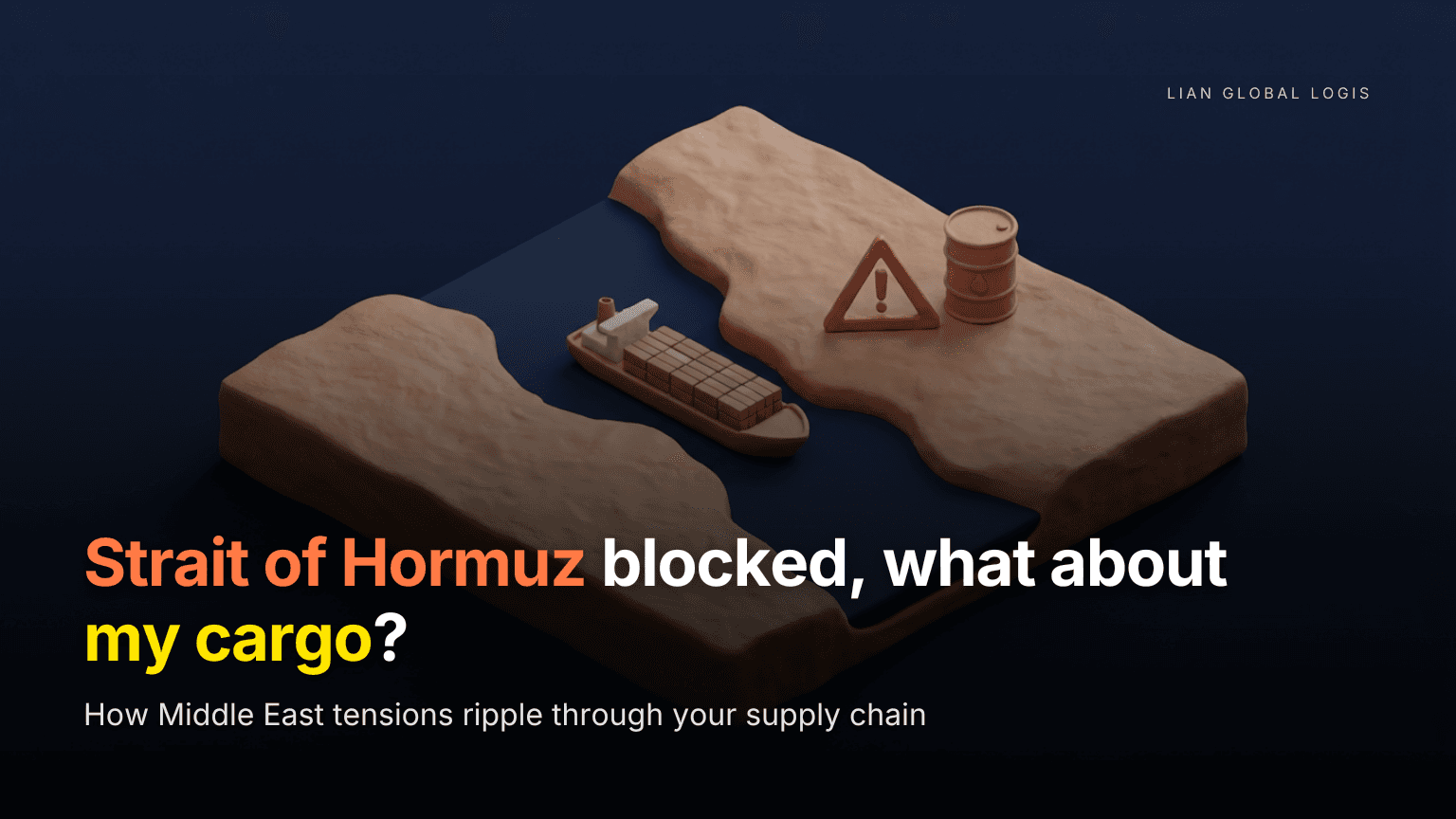 What Happens to Our Exports & Imports If the Strait of Hormuz Closes — A Freight Forwarder's Perspective
